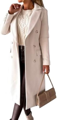 Amazon.com: Mywinway Long Wool Coats for Women 2025 Fall Winter